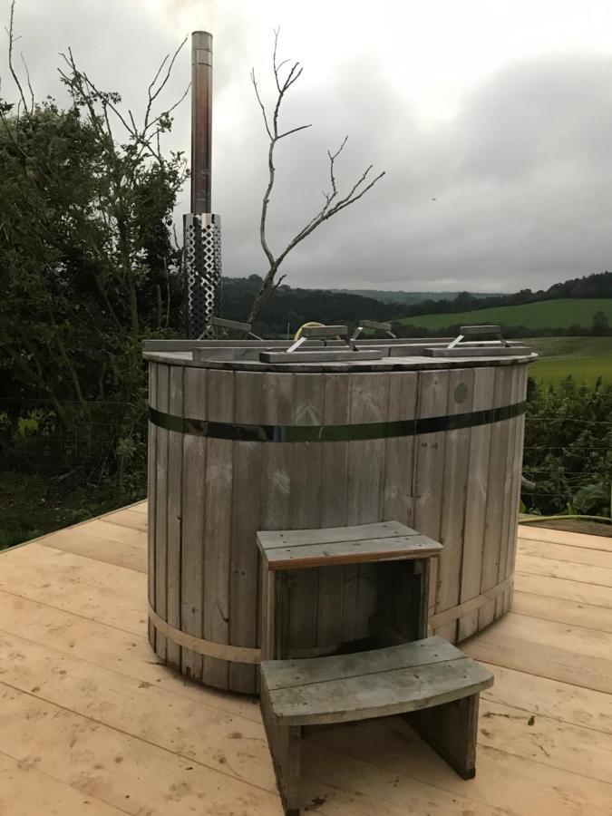 Norwell View Farm Glamping With Hot Tubs Hotel Bath Exterior foto
